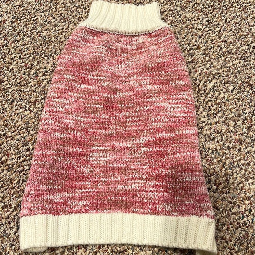 Pink Chenille Pet Sweater by Frisco